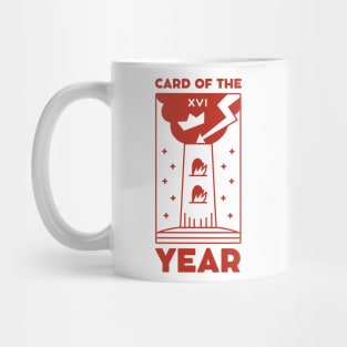 The Tower Tarot Card of The Year Mug